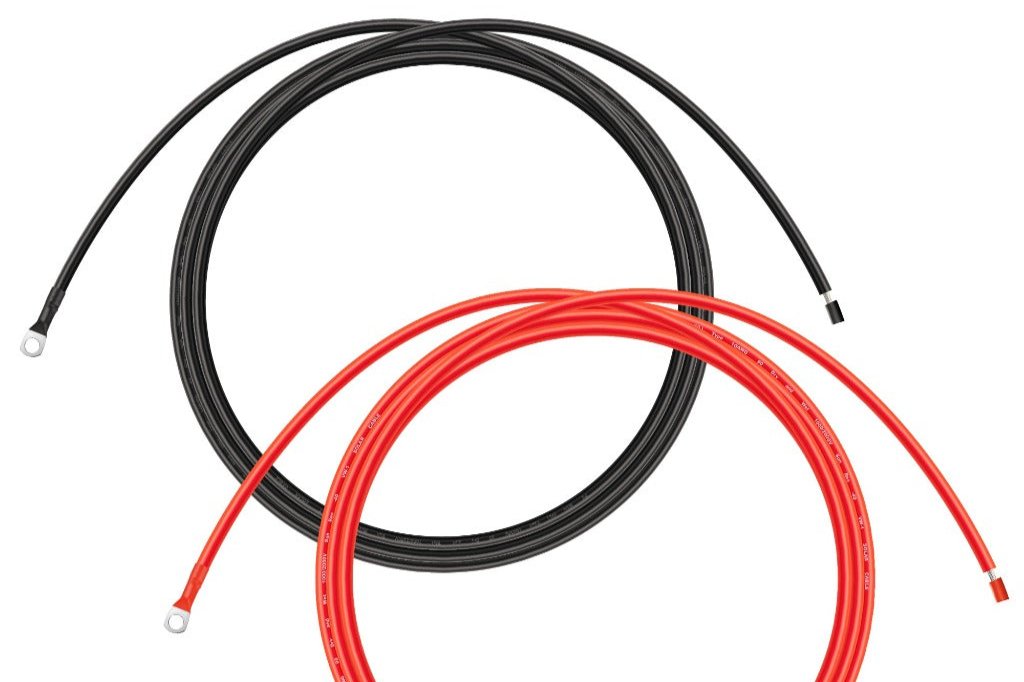 Cable Wire Connect Charge Controller to Battery | 10 Feet (Red & Black Set)