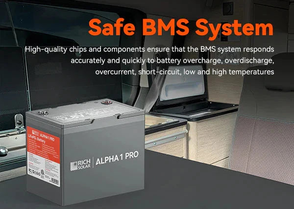 ALPHA 1 PRO 12V 100Ah LiFePO4 Battery for RVs, Vans, Off-Grid | 10 Year Warranty | 7,000 Lifetime Cycles | UL Certified