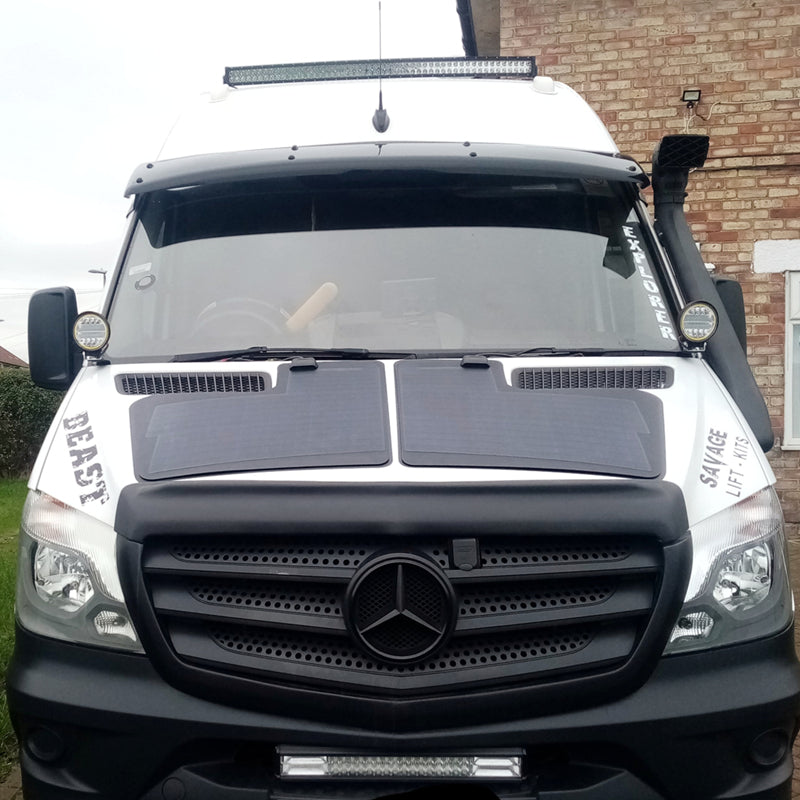 80W Hood Solar Panel for Mercedes Sprinter Van 2nd Gen (2006-2018)