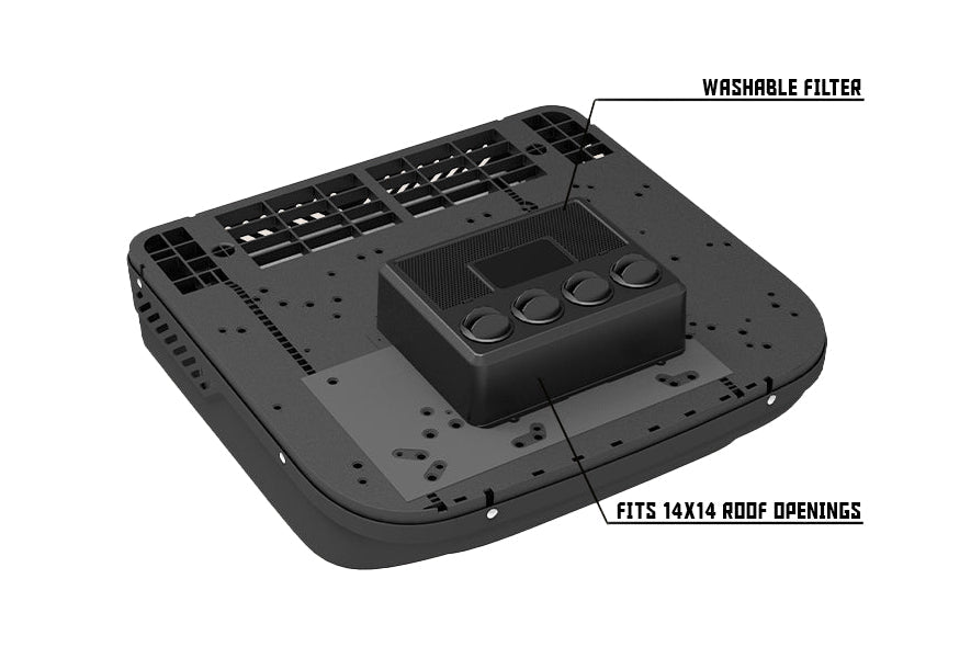 Velit 2000R Rooftop Air Conditioner 12V/24V/48V