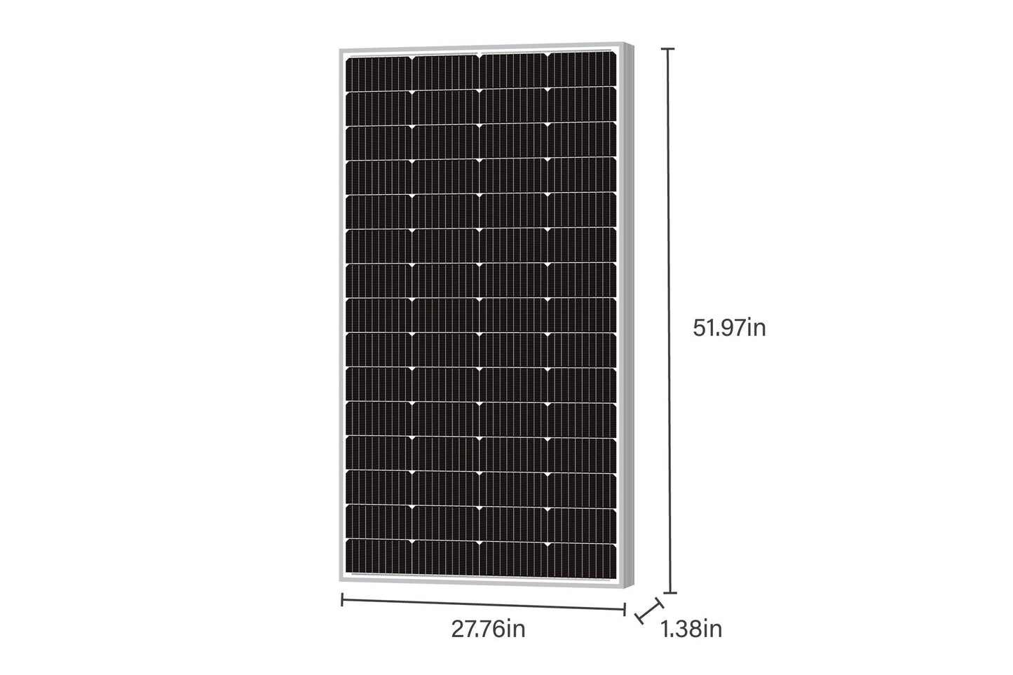 NewPowa 180W Monocrystalline 12V Solar Panel
