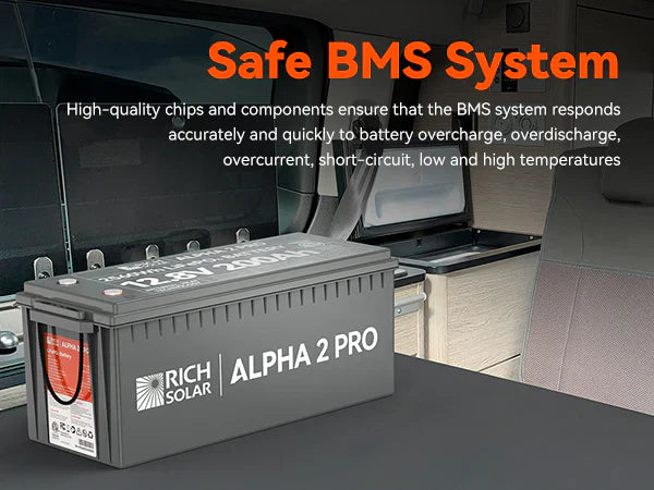 ALPHA 2 PRO 12V 200Ah LiFePO4 Battery for RVs, Vans, Off-Grid | 10-Year Warranty | 7,000+ Cycles | UL Certified
