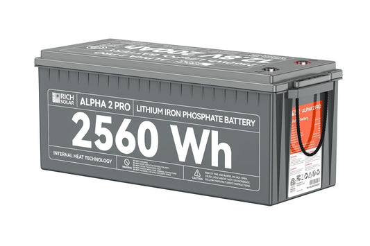 ALPHA 2 PRO 12V 200Ah LiFePO4 Battery for RVs, Vans, Off-Grid | 10-Year Warranty | 7,000+ Cycles | UL Certified