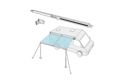 Fiamma Awning Center Support Rafter (F45s & F80s)
