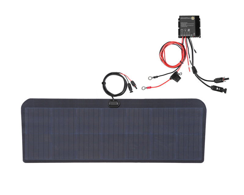 75W Hood Solar Panel for Ford Econoline Van (1992-2008) E150 E250 E350 E450