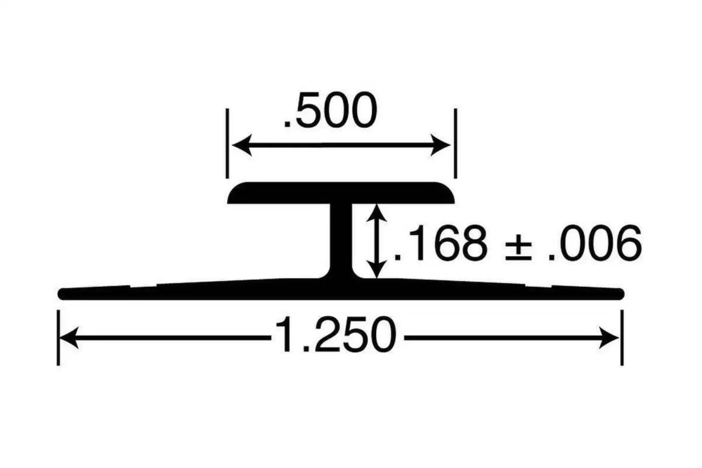 Walkable Solar H Channel Mounting Rails (Pair)