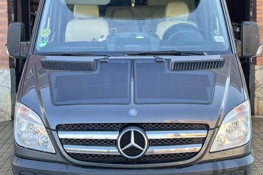 80W Hood Solar Panel for Mercedes Sprinter Van 2nd Gen (2006-2018)