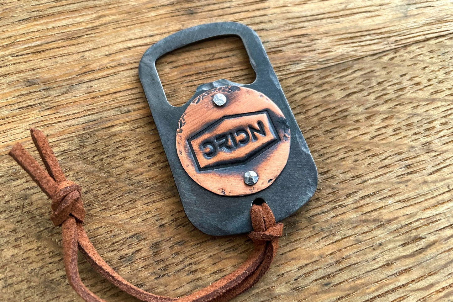 Hand Forged Keychain Bottle Opener