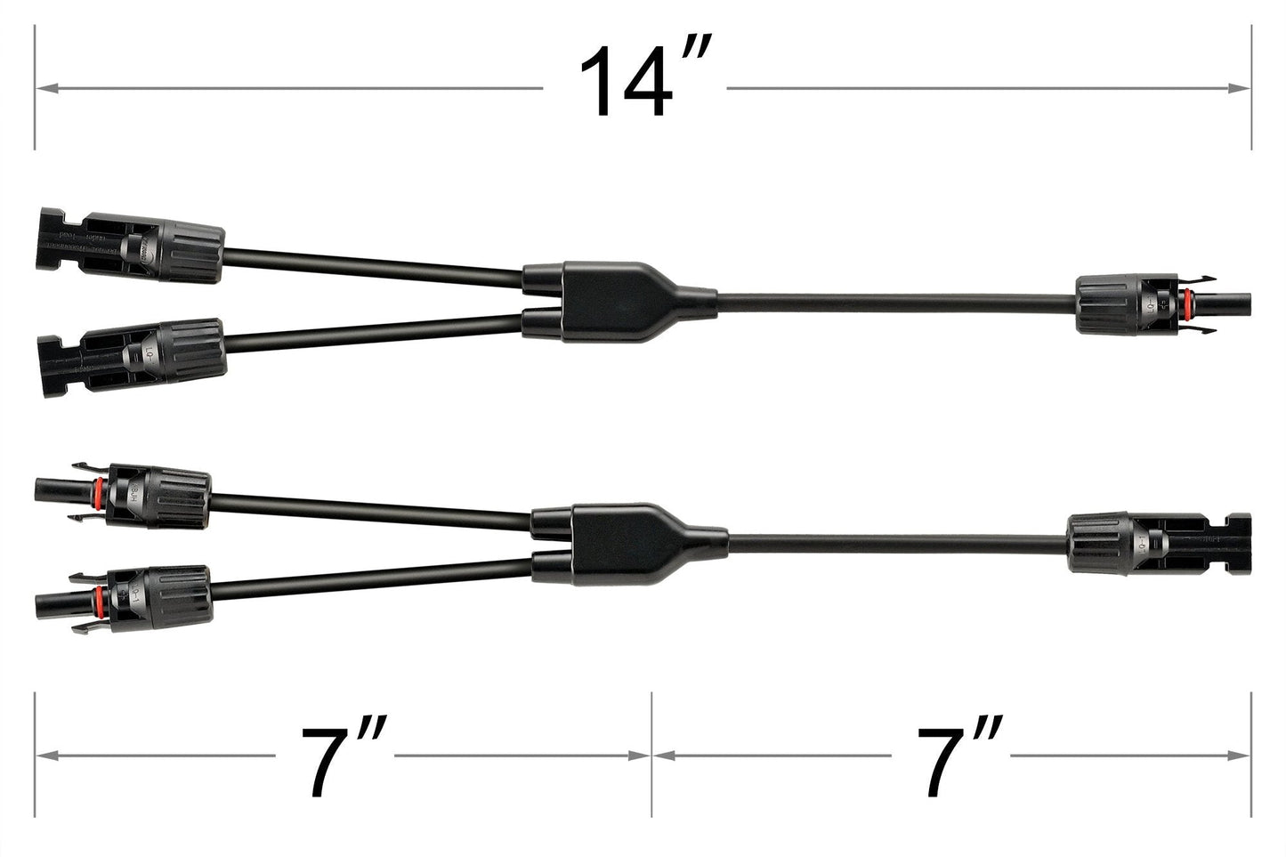 Y Branch Parallel Adapters 2 to 1