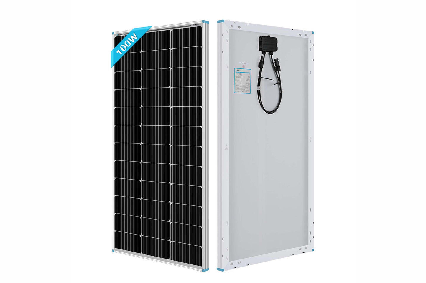Renogy 100 Watt 12 Volt Monocrystalline Solar Panel (Compact Design)