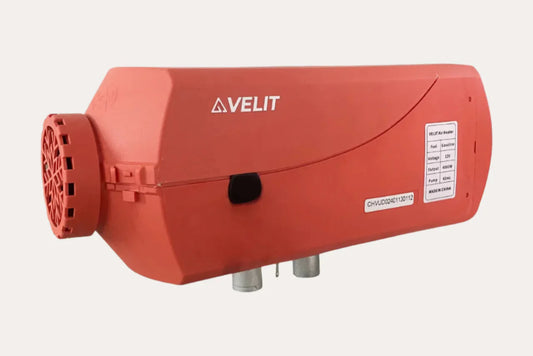 Velit Gasoline/Diesel Air Heater - 14,000 BTU Heating System for RVs, Vans, and Off-Grid Use